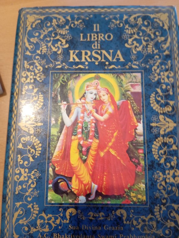 Lotto 2 libri saggezza indiana, libro di Krsna, Srimad Bhagavatam