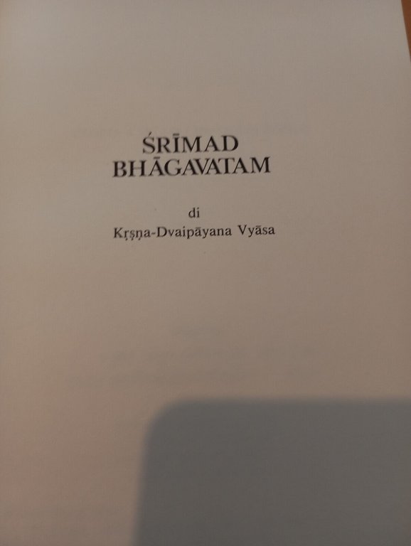 Lotto 2 libri saggezza indiana, libro di Krsna, Srimad Bhagavatam