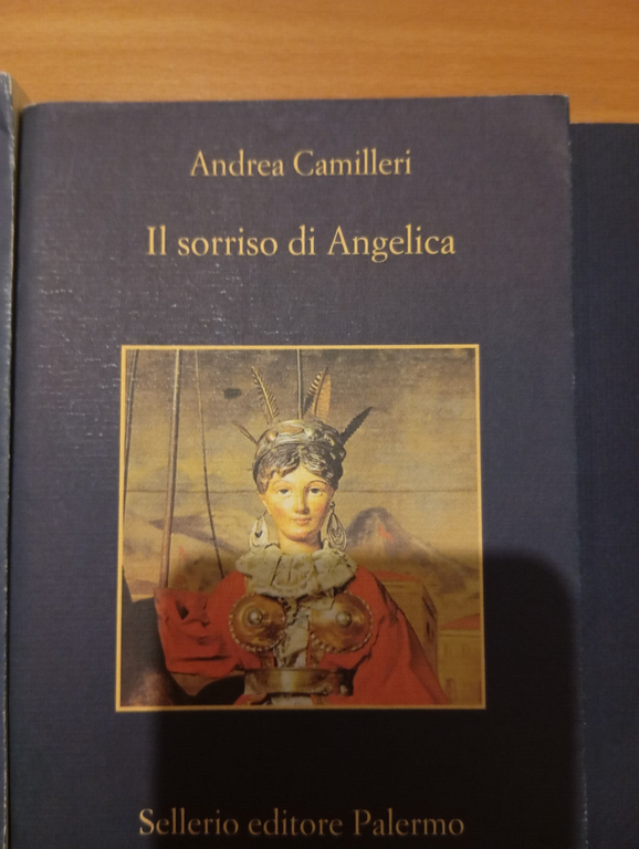 Lotto 3 libri Camilleri, rete protezione, sorriso angelica, strage dimenticata