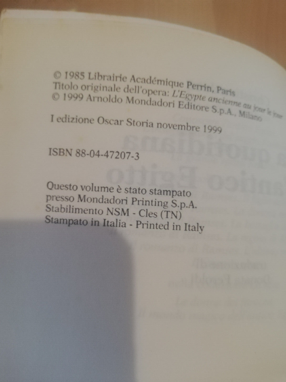 Lotto 3 libri di Christian Jacq sull'Egitto, Mondadori