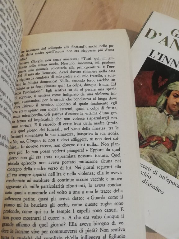 Lotto 3 libri di Gabriele D'Annunzio, L'innocente, Trionfo della morte, …