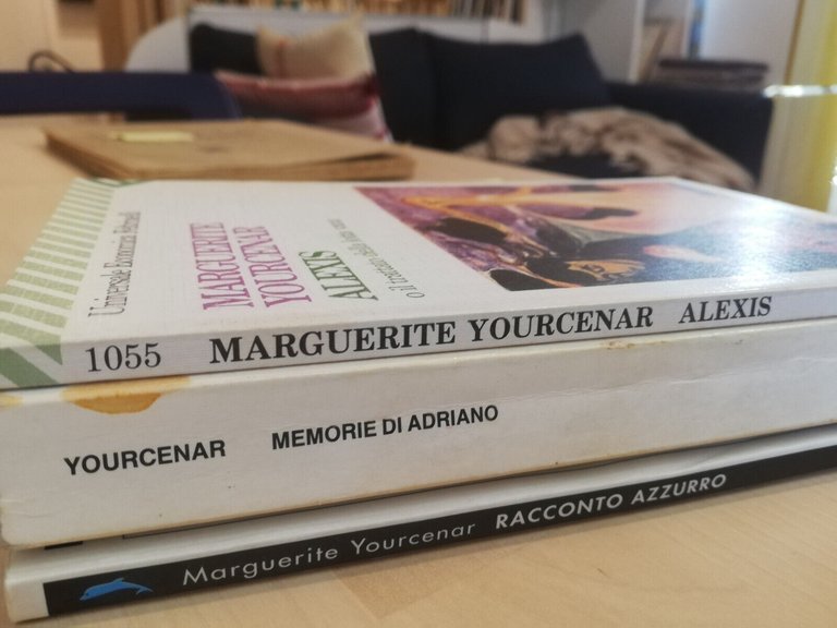 Lotto 3 libri di Marguerite Yourcenar, Memorie Adriano, Alexis, Racconto …