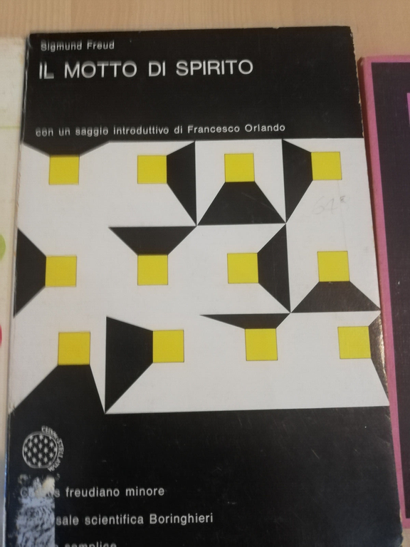 Lotto 3 libri di Sigmund Freud, Motto di spirito, Mosè, …