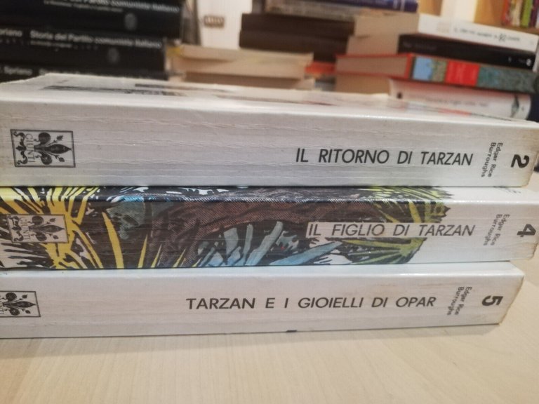 Lotto 3 libri di Tarzan, Edgar Rice Borroughs, il ritorno …