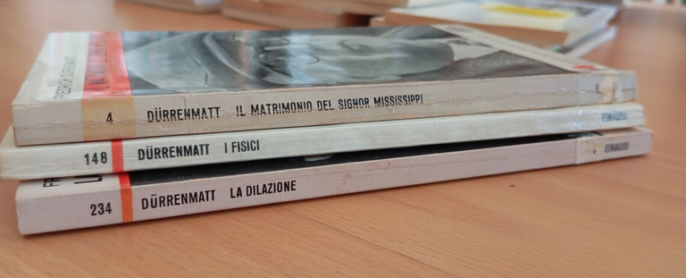 Lotto 3 libri F. Durrenmatt Einaudi teatro, La dilazione, I …