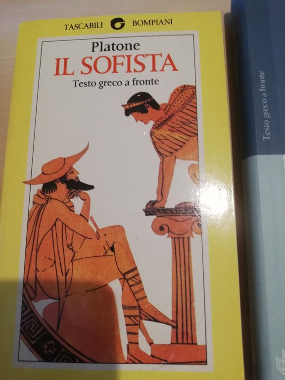 Lotto 3 libri Platone, Il Sofista, Il Menone, La repubblica