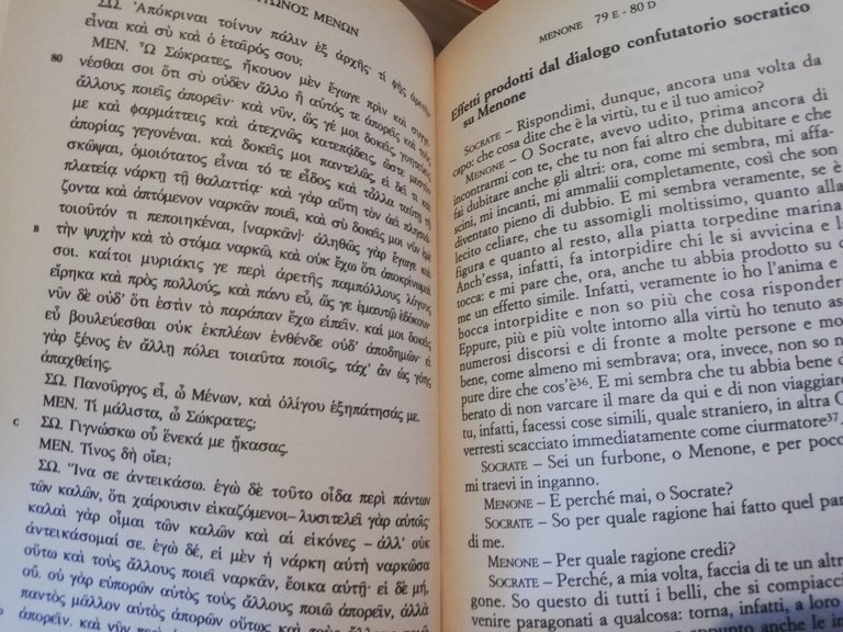 Lotto 3 libri Platone, Il Sofista, Il Menone, La repubblica