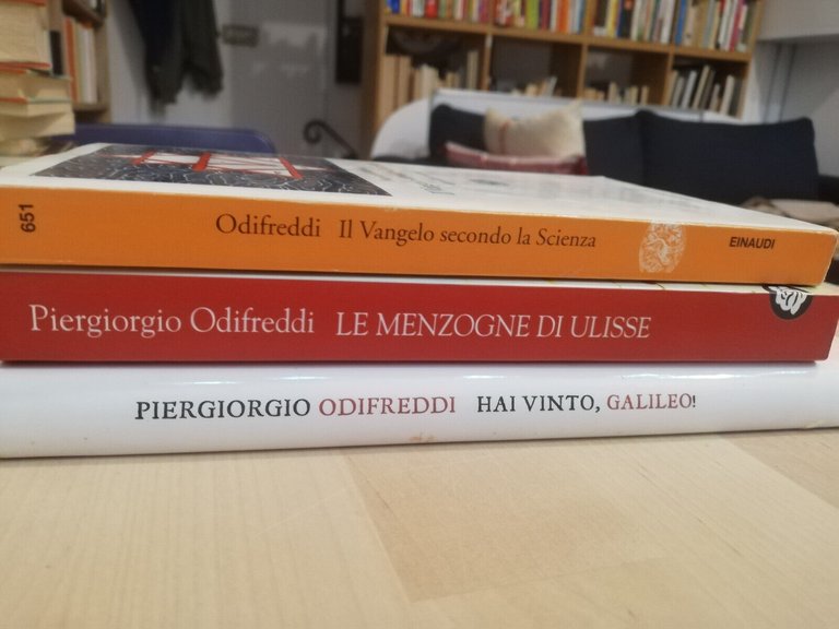 Lotto 3 saggi Piergiorgio Odifreddi, Galileo, Menzogne Ulisse, Vangelo e …