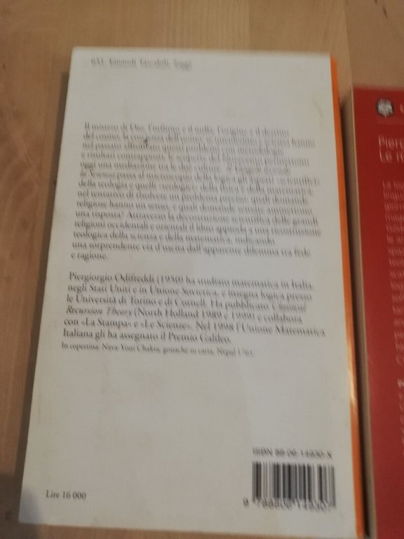 Lotto 3 saggi Piergiorgio Odifreddi, Galileo, Menzogne Ulisse, Vangelo e …
