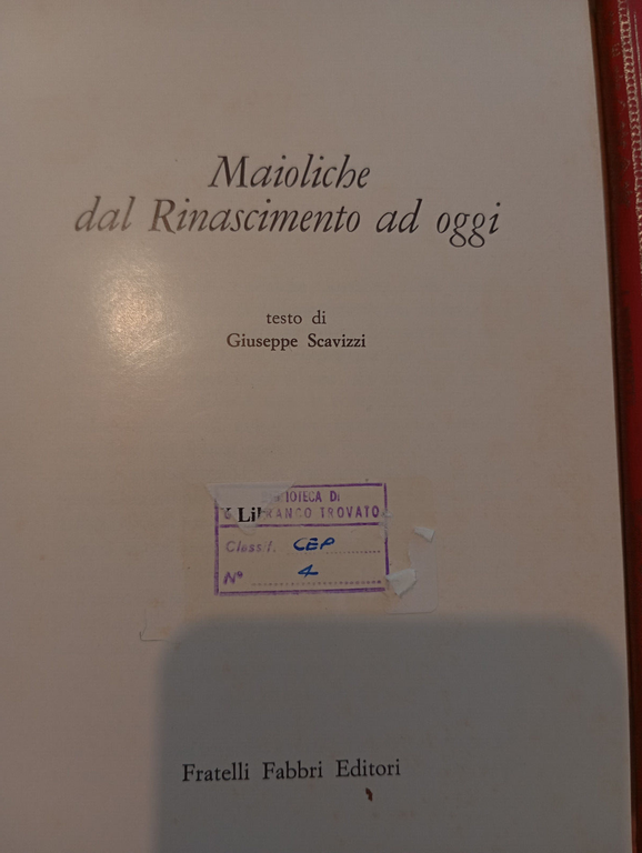 Lotto 4 libri artigianato Elite. Maioliche, Bronzetti, Porcellane, Arredamento