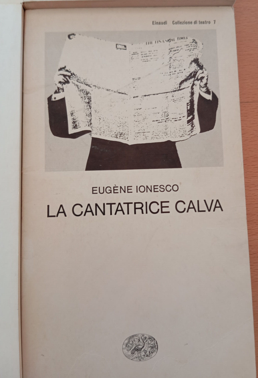Lotto 4 libri Ionesco Einaudi, Rinoceronte, Cantatrice calva, re muore, …