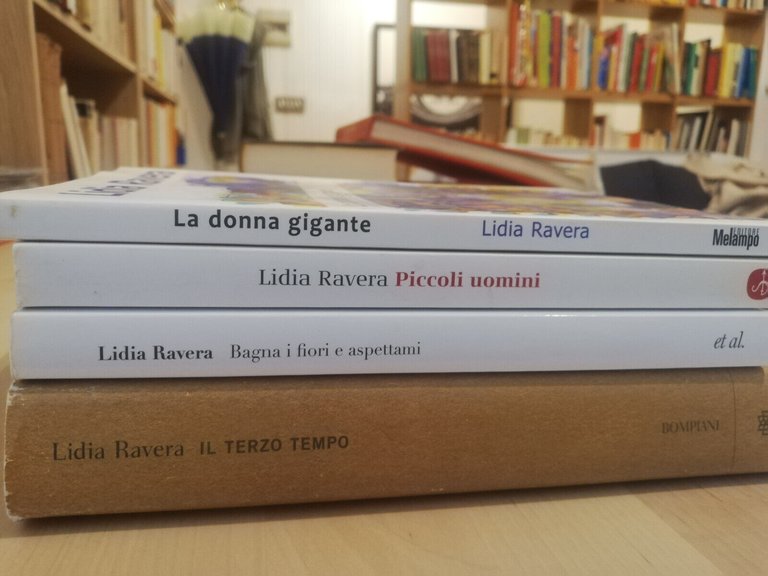 Lotto 4 libri Lidia Ravera, piccoli uomini terzo tempo donna …