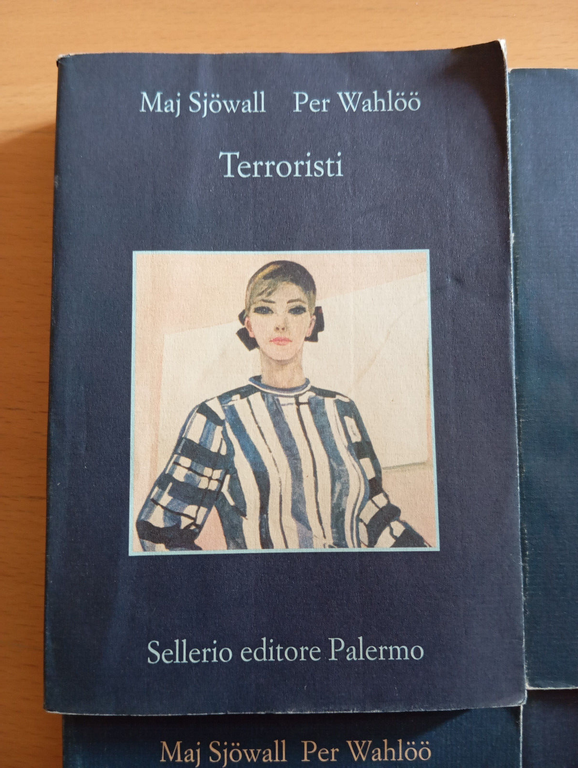 Lotto 4 libri Sjowll-Wahloo, Terroristi Uomo sul tetto Poliziotto ride …