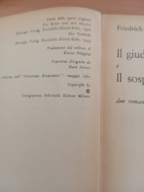 Lotto 4 vol. Feltrinelli anni 60, Testori, Durrenmatt, Babel, per …