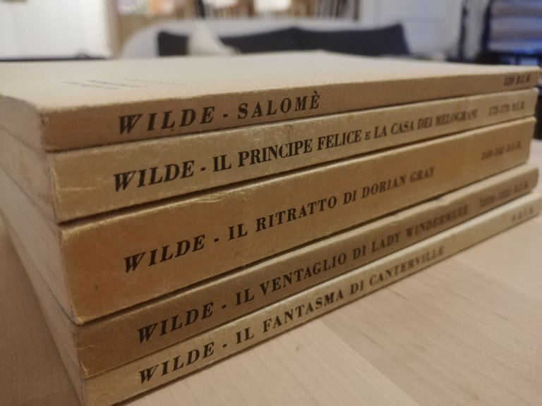 Lotto 5 libri di Oscar Wilde, BUR Rizzoli, Salom, Dorian …