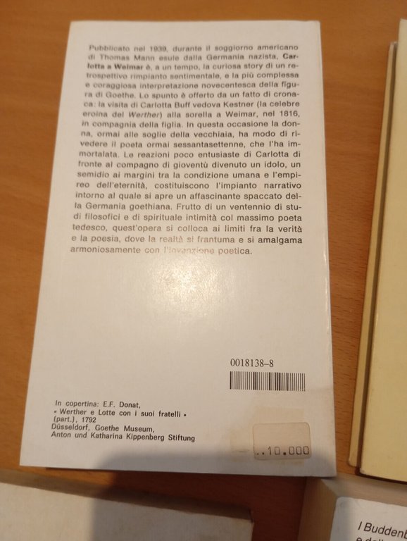 Lotto 5 libri di Thomas Mann, Buddenbrook, morte Venezia, racconti, …