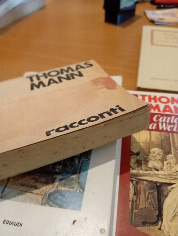 Lotto 5 libri di Thomas Mann, Buddenbrook, morte Venezia, racconti, …