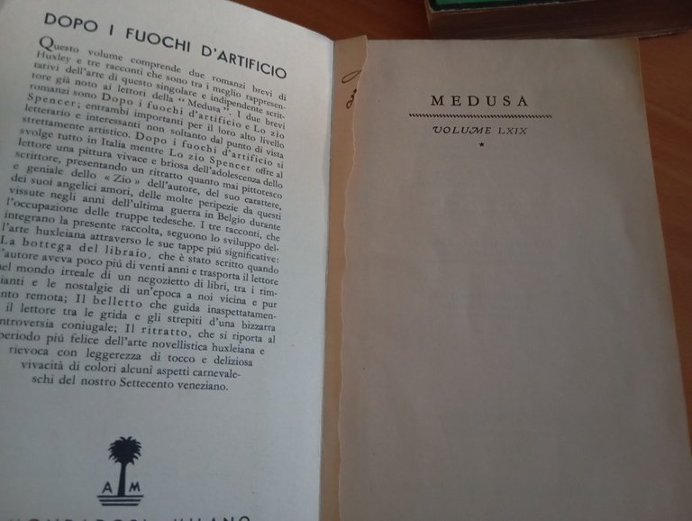 Lotto Aldous Huxley, Dopo i fuochi d'artificio 1936, La catena …