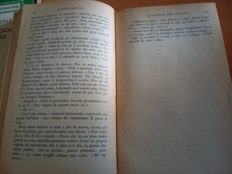 Lotto Aldous Huxley, Dopo i fuochi d'artificio 1936, La catena …