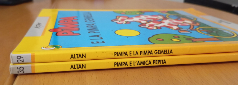 Lotto due libri della Pimpa Altan, La Pimpa gemella, L'amica …