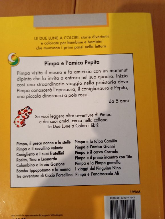 Lotto due libri della Pimpa Altan, La Pimpa gemella, L'amica …