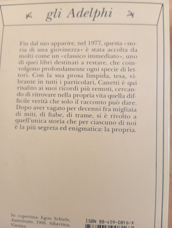 Lotto due libri di Elias Canetti, La lingua salvata, La …