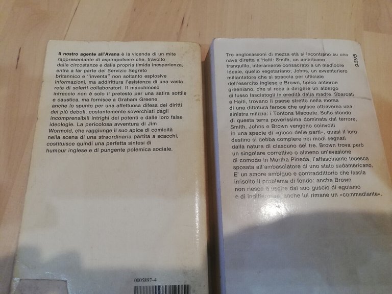 Lotto due libri di Graham Greene, I commedianti, Il nostro …