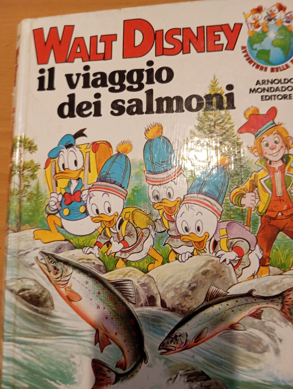 Lotto tre libri Walt Disney Viaggio dei salmoni, Panda Bamb, …