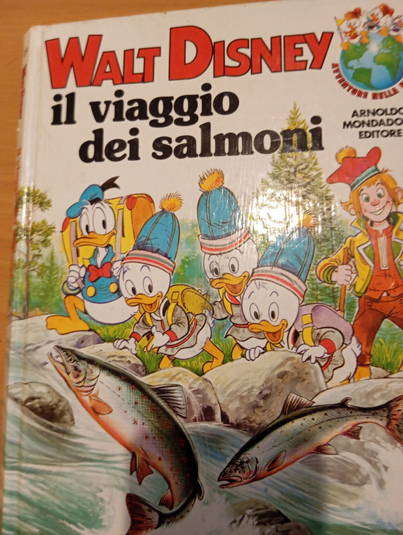 Lotto tre libri Walt Disney Viaggio dei salmoni, Panda Bambù, …