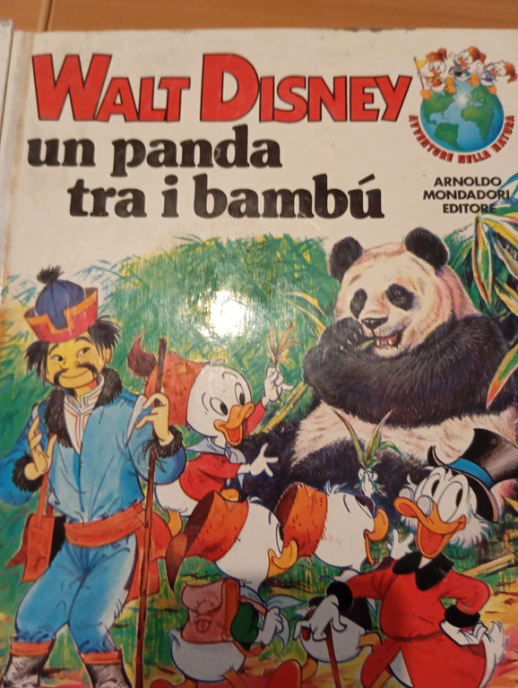 Lotto tre libri Walt Disney Viaggio dei salmoni, Panda Bamb, …