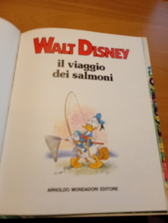 Lotto tre libri Walt Disney Viaggio dei salmoni, Panda Bamb, …