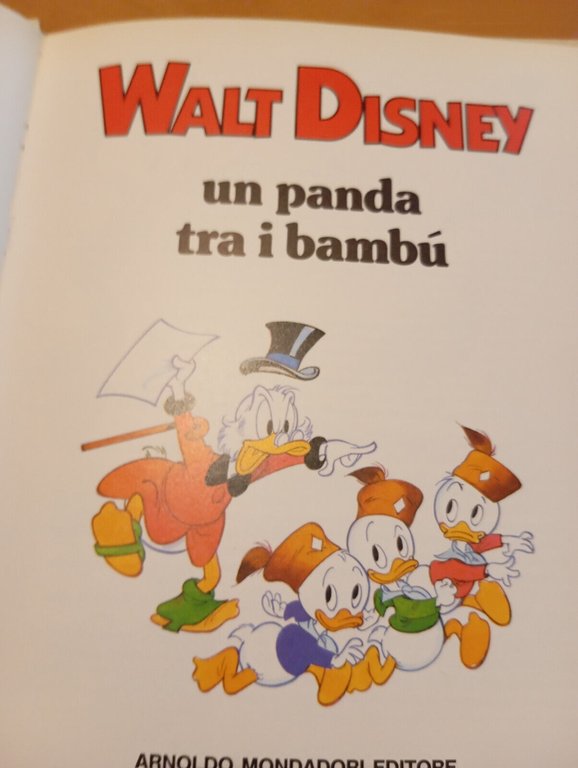 Lotto tre libri Walt Disney Viaggio dei salmoni, Panda Bamb, …