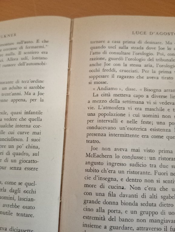 Luce d'agosto, William Faulkner, Mondadori Medusa, 1939