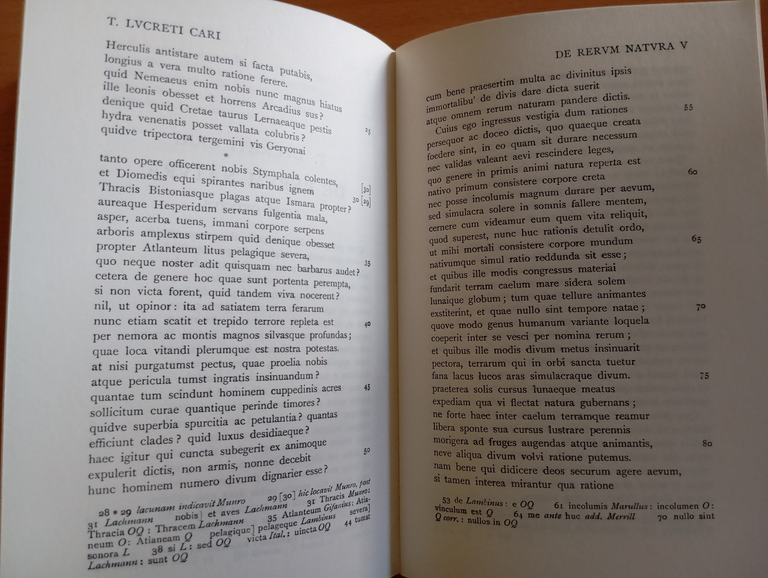 Lucreti, De rerum Natura, Libri sex, Cyrillus Bailey, Oxford, 1967 | Immagine Gallery 12
