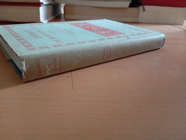 Lucreti, De rerum Natura, Libri sex, Cyrillus Bailey, Oxford, 1967 | Immagine Gallery 4