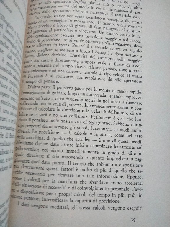 Luogo + bersaglio, Giuseppe Bartolucci, Richard Foreman, Officina, 1980