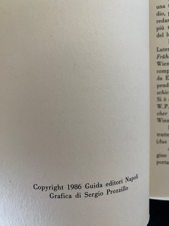 Lutero e l'idea di storia universale, Leopold Ranke, Guida, 1986