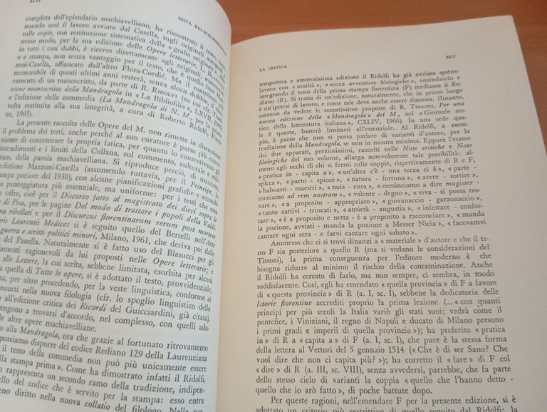 Machiavelli, Opere, due volumi, Editoriale Vita, 1996