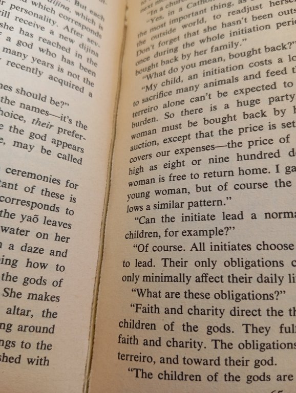 Macumba. The teching of Maria-José, mothers of the Gods, Sege …