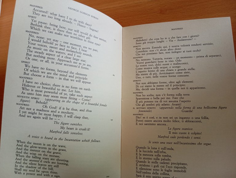 Manfred, George Gordon Byron, Guanda, 1984