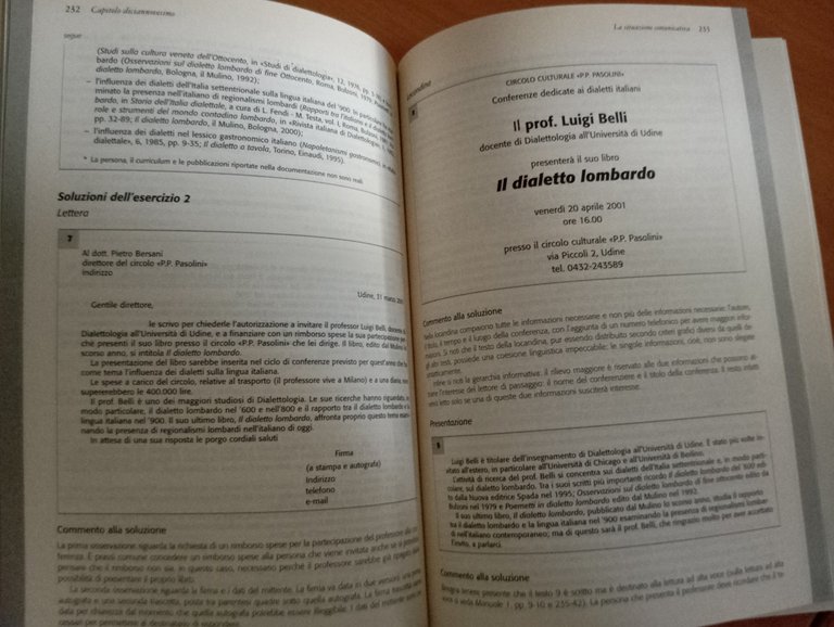 Manuale dell'Italiano professionale, teoria e didattica, F. Bruni T. Raso, …