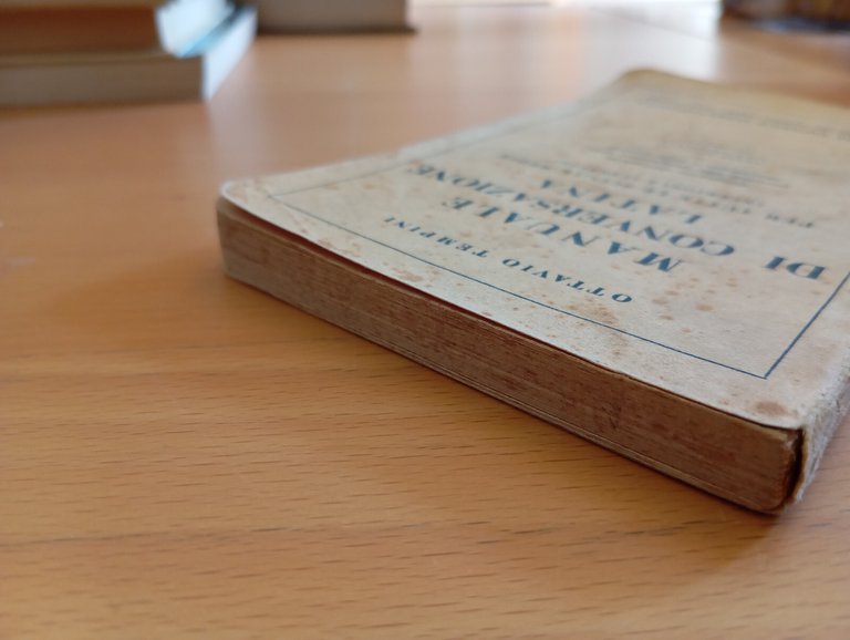 Manuale di conversazione latina, Ottavio Tempini, SEI, 1937