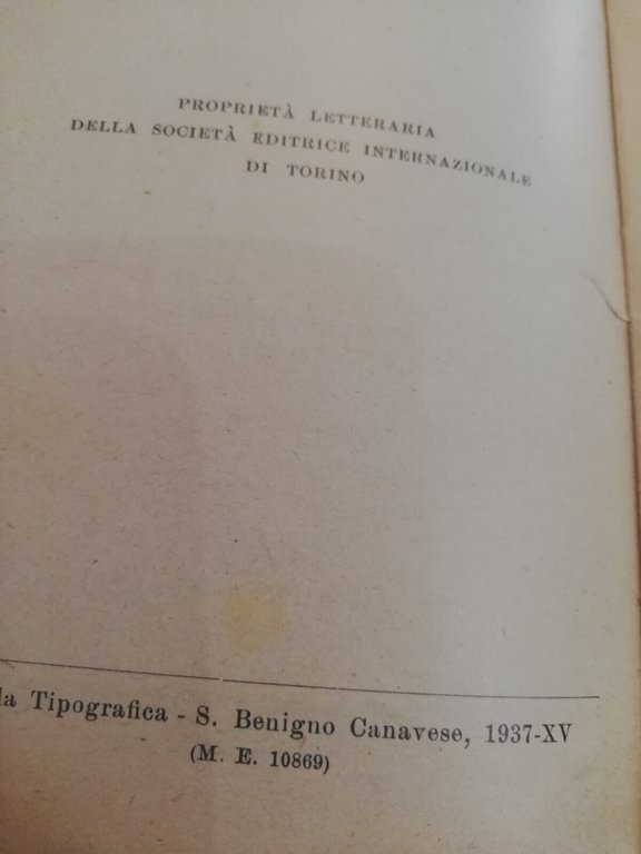 Manuale di conversazione latina, Ottavio Tempini, SEI, 1937