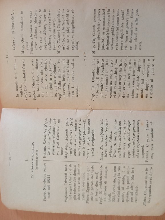 Manuale di conversazione latina, Ottavio Tempini, SEI, 1937