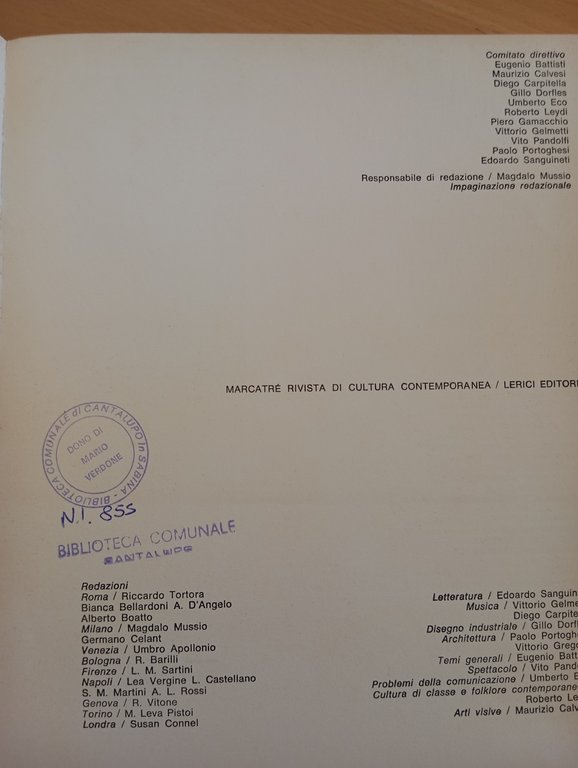 Marcatrè. Notiziario di cultura contemporanea, 19 29 21 22, Lerici … | Immagine Gallery 6