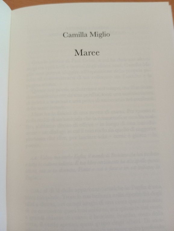 Maree, Camilla Miglio, Ati Editore, 2010