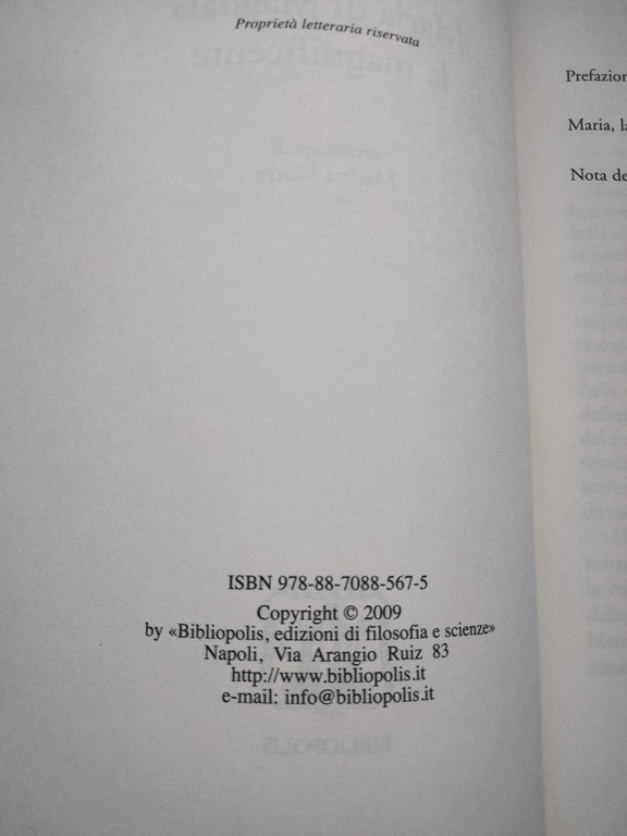 Maria di Magdala. La magnificente, Laura R. Veit, Bibliopolis, 2009