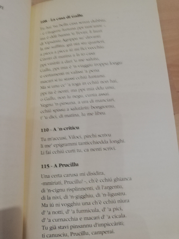 Marziale in siciliano, Salvatore Puglisi, Vito Cavallotto Editore, 1995