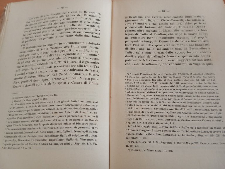 Masaniello, La casa e la famiglia di Masaniello, Bartolomeo Capasso, …