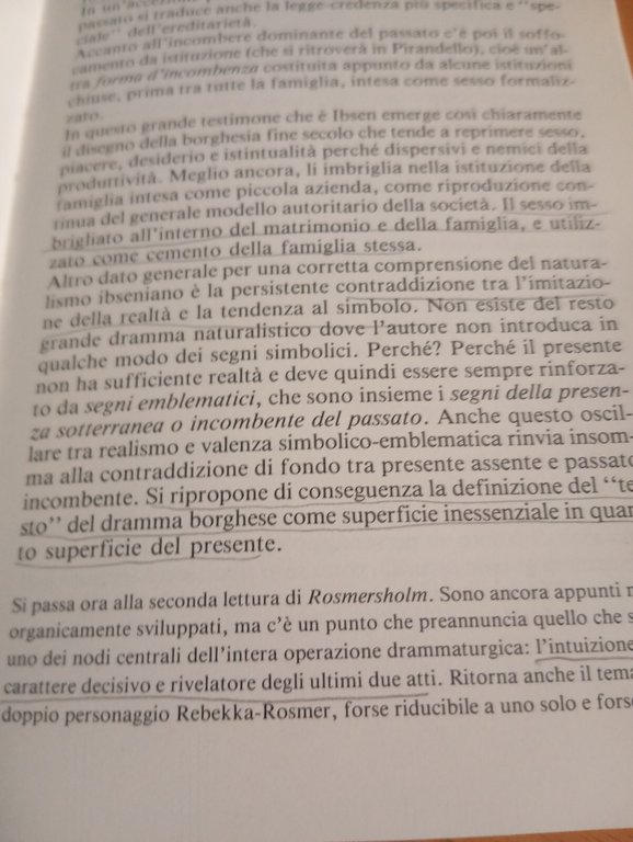 Massimo Castri, Ibsen postborghese, E. Capriolo, Ubulibri, 1984
